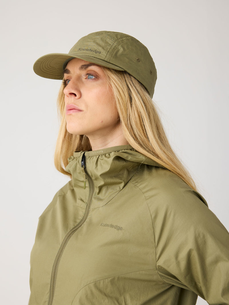 KnowledgeCotton Apparel - WMN Vent ripstop 90 jacket Jackets 1068 Burned Olive