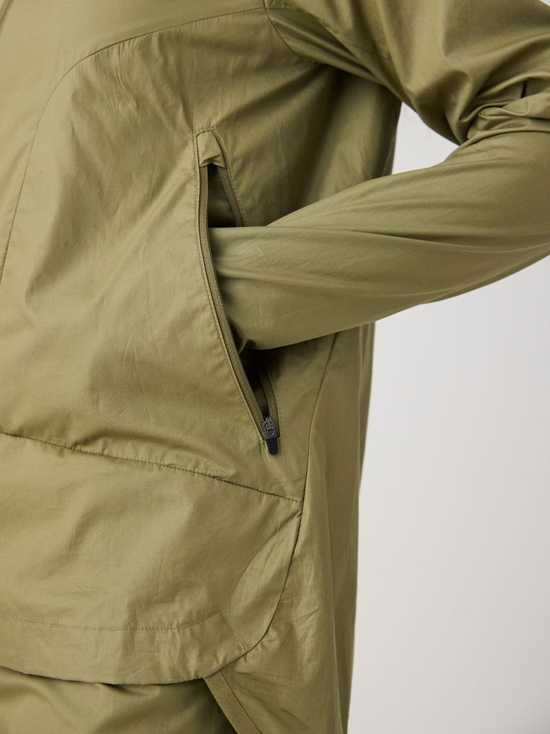 KnowledgeCotton Apparel - WMN Vent ripstop 90 jacket Jackets 1068 Burned Olive