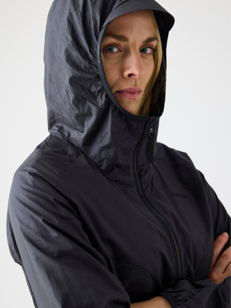KnowledgeCotton Apparel - WMN Vent ripstop 90 jacket Jackets 1300 Black Jet