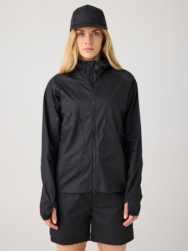 KnowledgeCotton Apparel - WMN Vent ripstop 90 jacket Jackets 1300 Black Jet