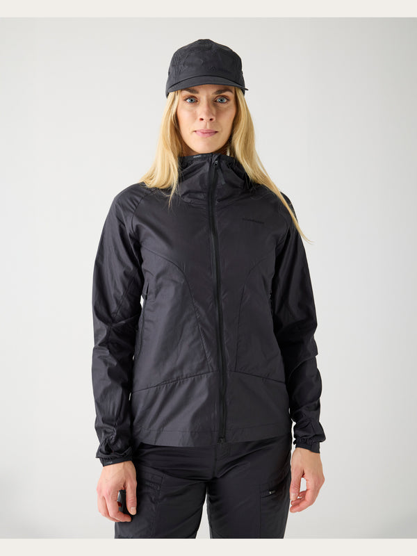 KnowledgeCotton Apparel - WMN Vent ripstop 90 jacket Jackets 1300 Black Jet