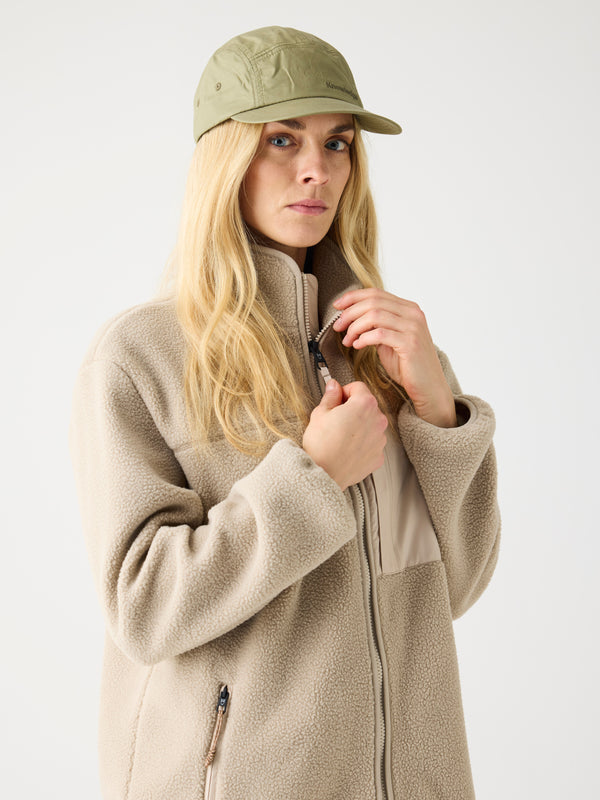 KnowledgeCotton Apparel - UNI Vent riptop 90 5-panel cap Caps 1068 Burned Olive