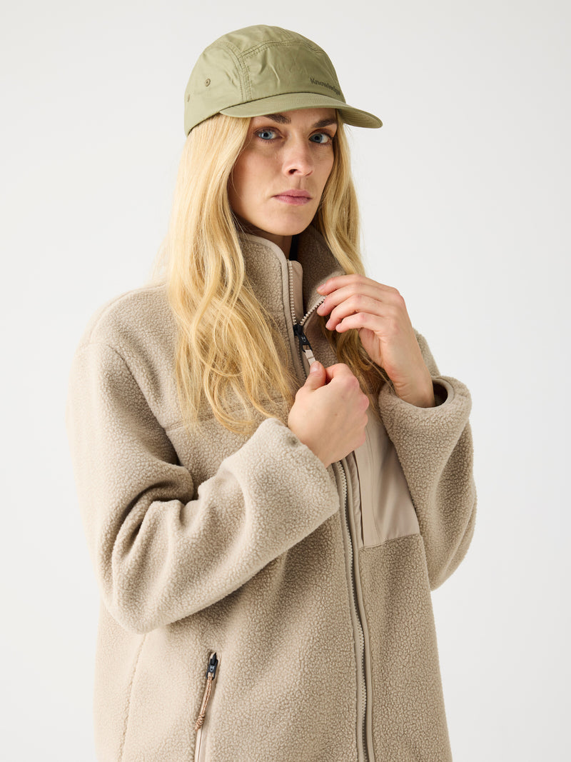 KnowledgeCotton Apparel - UNI Vent riptop 90 5-panel cap Caps 1068 Burned Olive