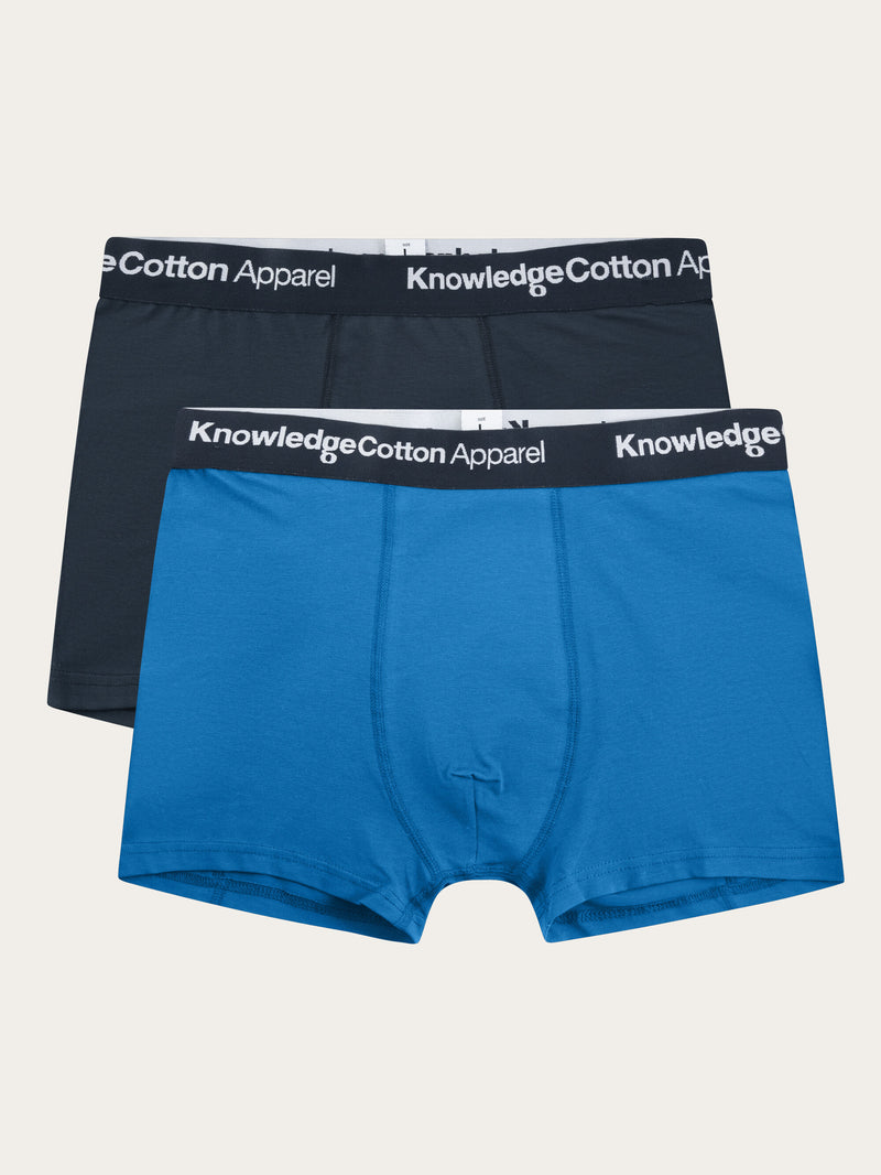 KnowledgeCotton Apparel - MEN 2 pack underwear Underwears 1357 Campanula