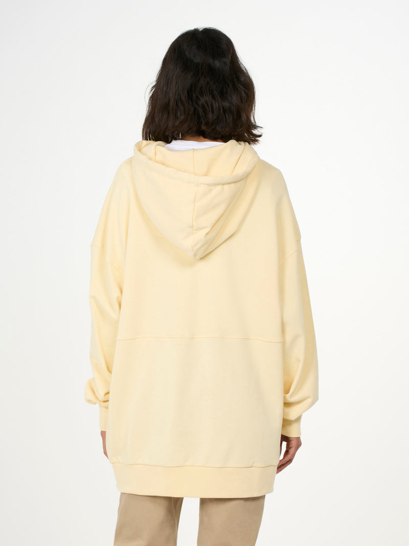 KnowledgeCotton Apparel - WMN Boyfriend fit sweatshirt Sweats 1376 Vanilla Custard