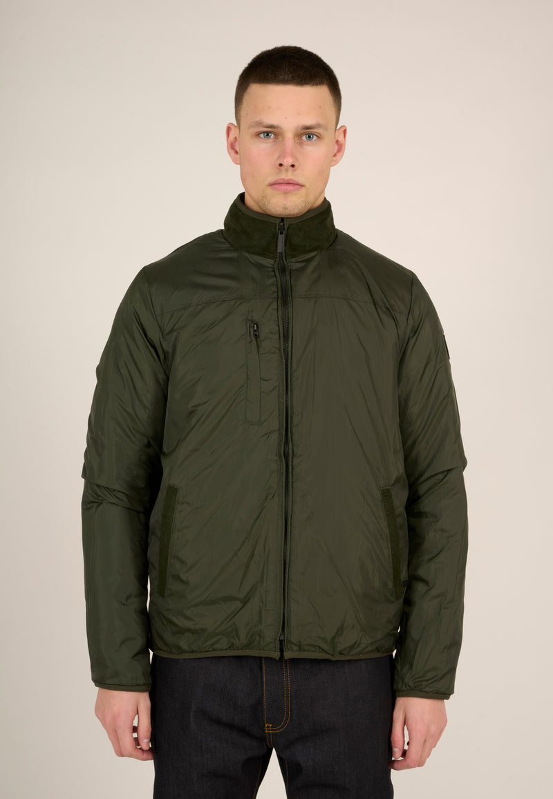 KnowledgeCotton Apparel - MEN FJORD quilted reversible jacket Jackets 1090 Forrest Night