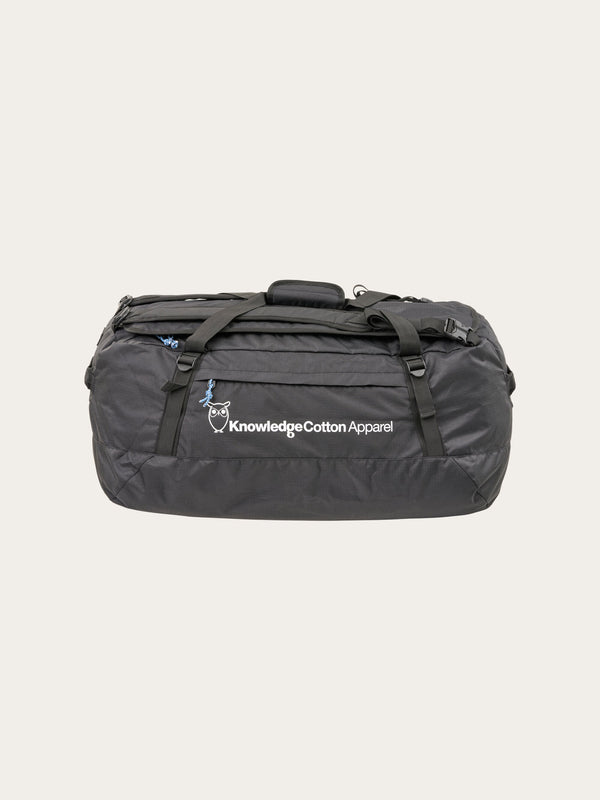 KnowledgeCotton Apparel - UNI Packable Duffel backpack 50L Bags 1300 Black Jet