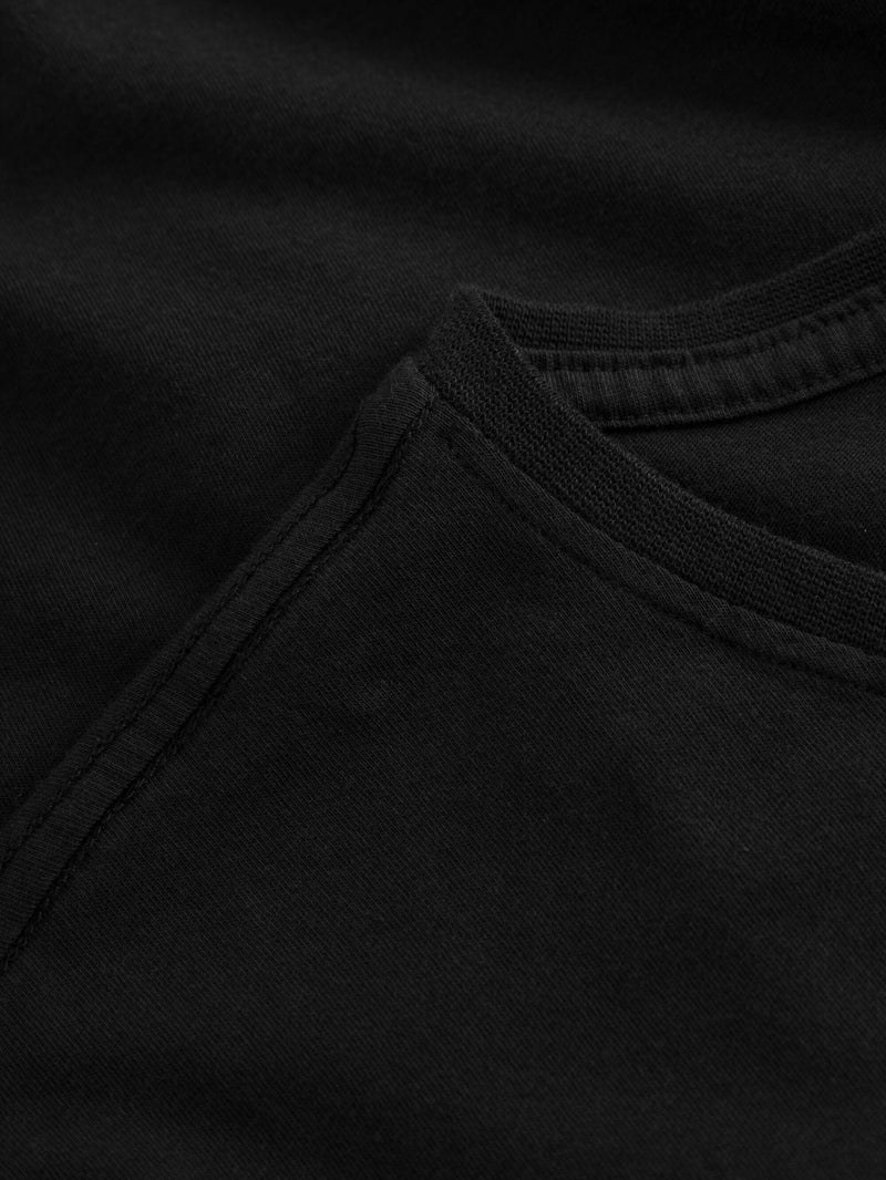 KnowledgeCotton Apparel - MEN Regular fit Basic tee T-shirts 1300 Black Jet