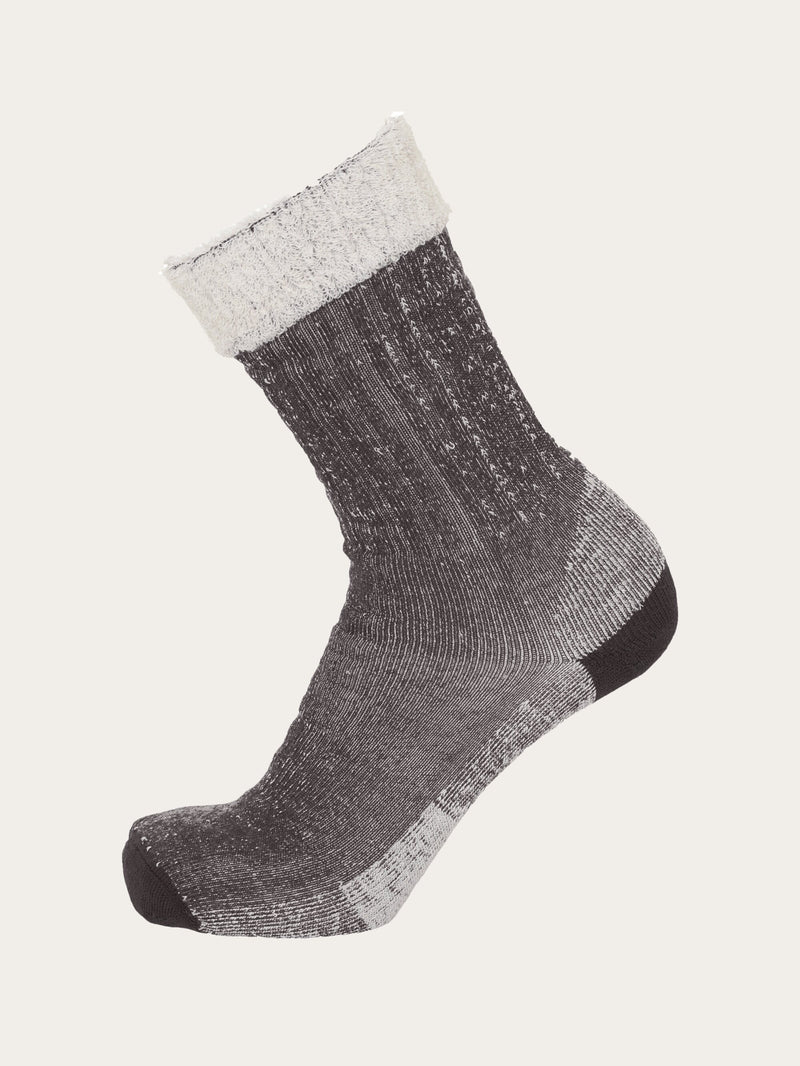 KnowledgeCotton Apparel - UNI Single pack low terry wool sock Socks 1167 Phantom
