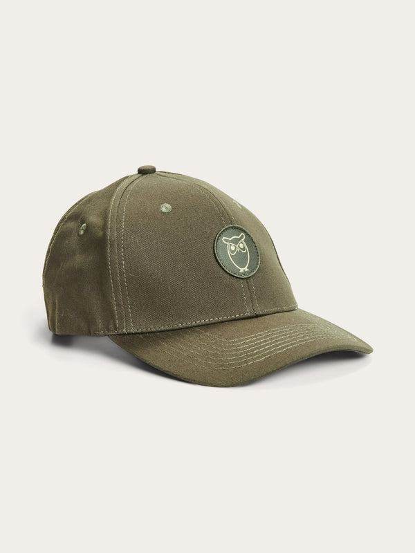 KnowledgeCotton Apparel - MEN Twill baseball cap Caps 1090 Forrest Night